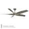 Modern Forms Fans Zephyr Indoor or Outdoor Smart Ceiling Fan 2700-3000-4000-5000K LED in Graphite/Weathered Wood FR-W2401-62L-GH/WW - alternate 2